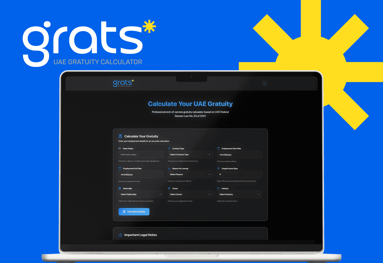Grats: UAE Gratuity Calculator cover